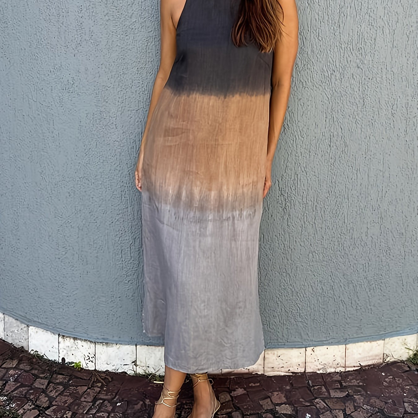 Linen Sleeveless Dress