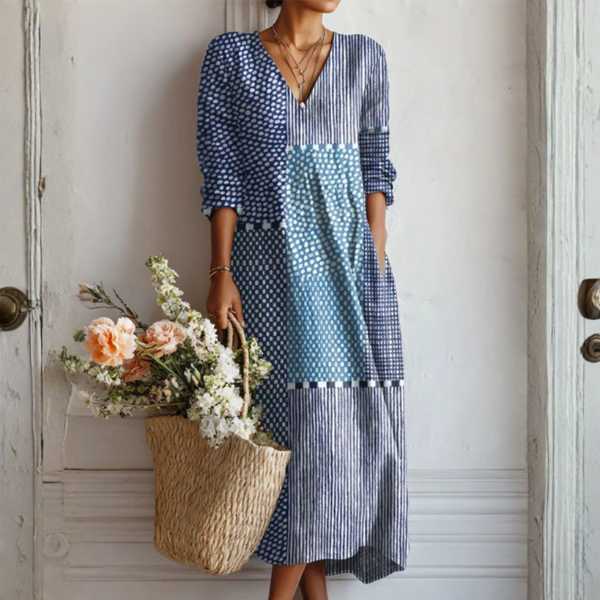 Retro Linen Art Dress