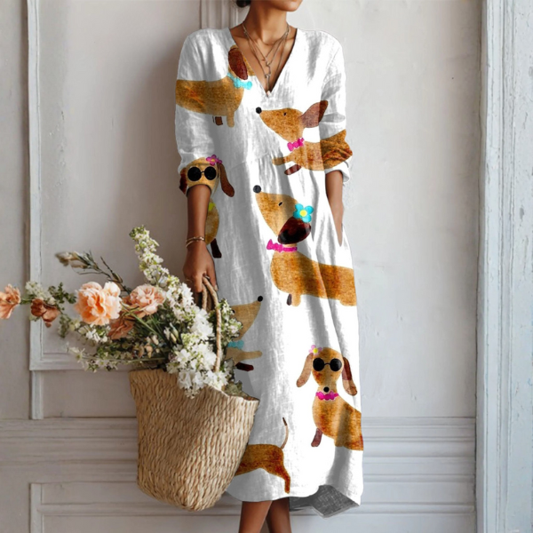 Effortless Elegance Linen Dress