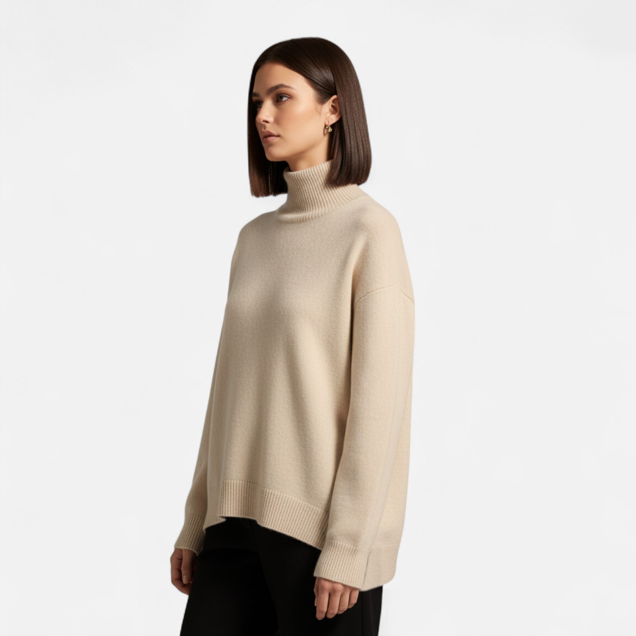 Women's Cashmere Turtleneck Sweater