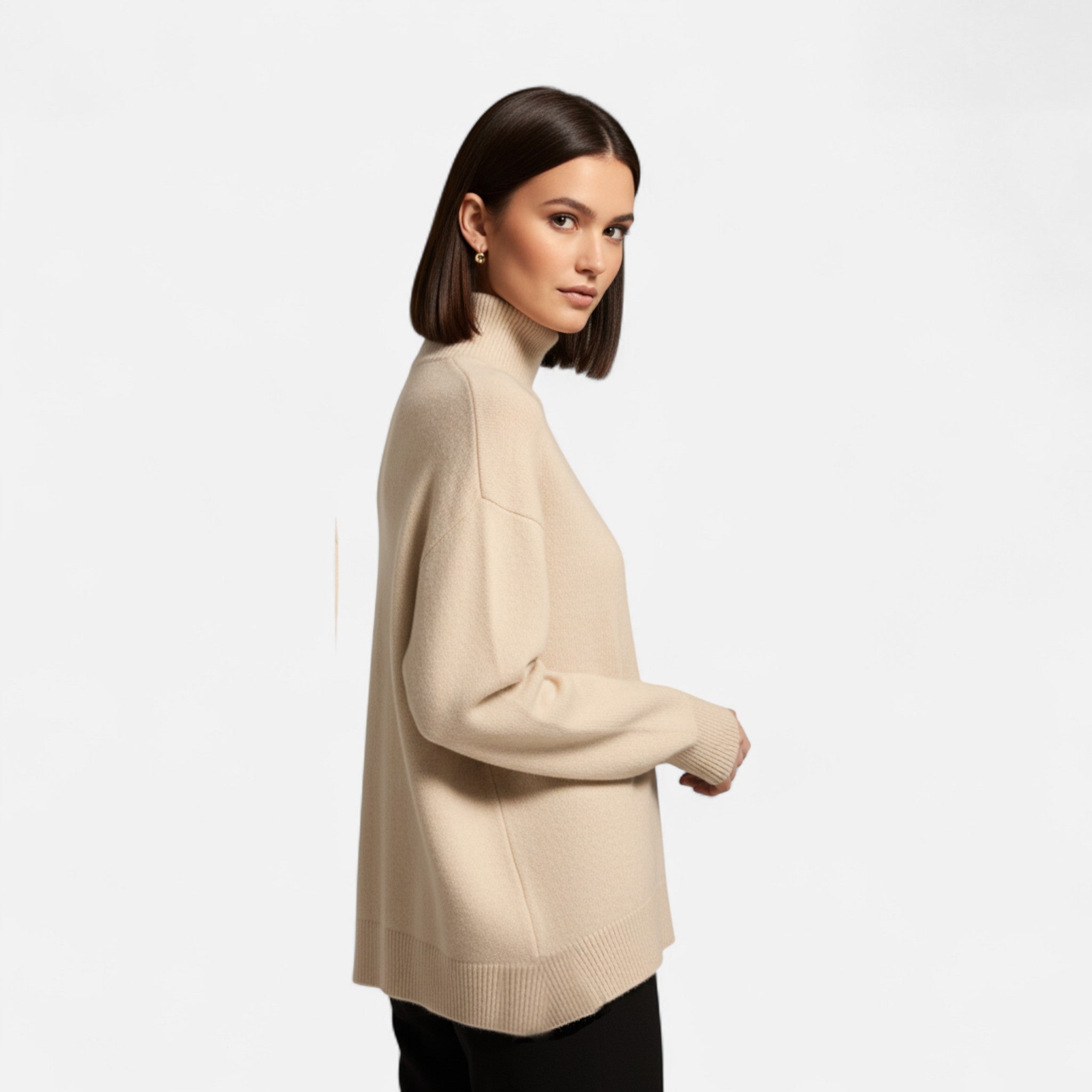 Women's Cashmere Turtleneck Sweater
