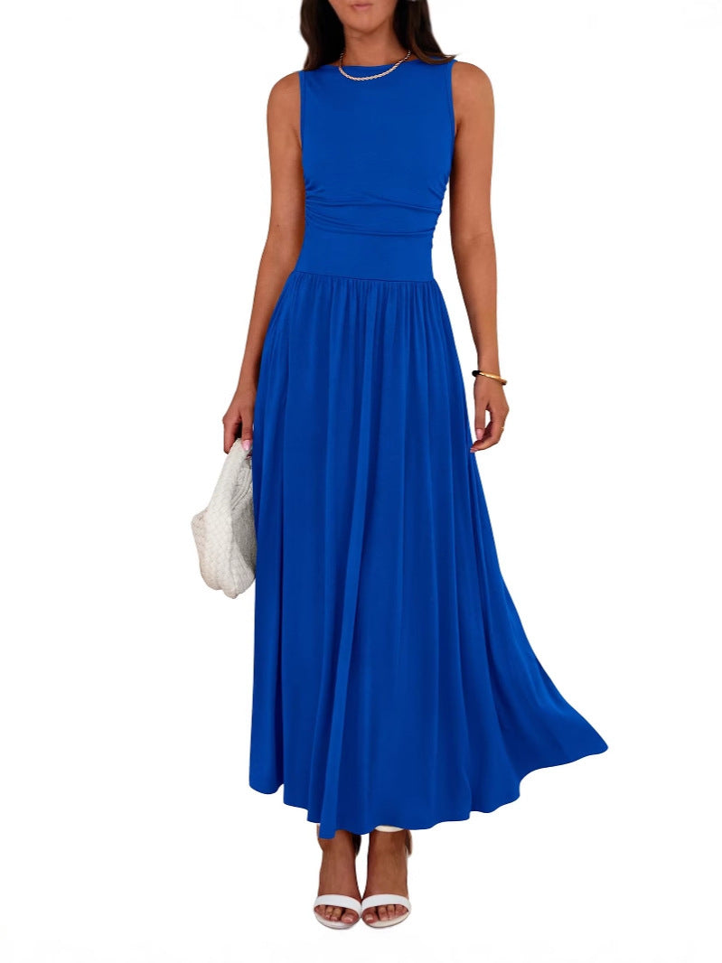 Emmie | Ruched High-Waisted Maxi Dress