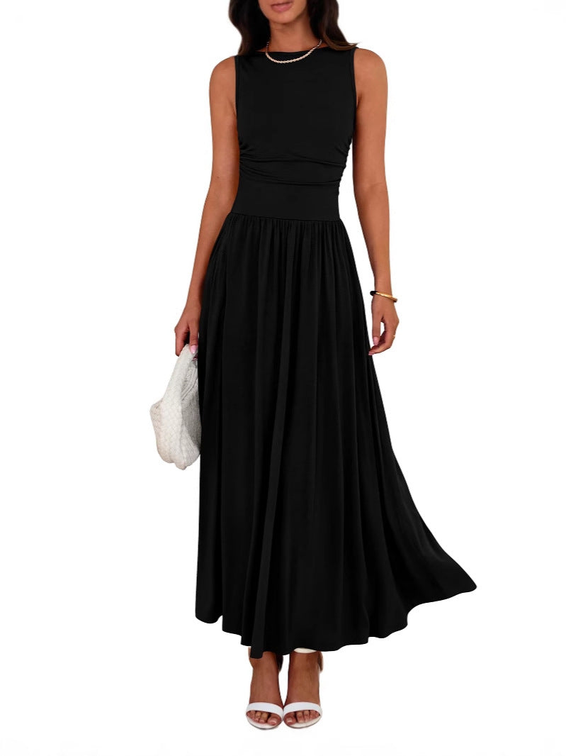Emmie | Ruched High-Waisted Maxi Dress