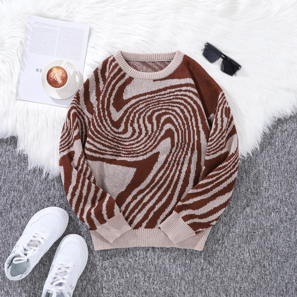 Mason | Maze Jacquard Pullover