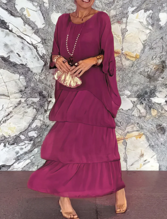Caroline – Comfortable Flowing Maxi Dress