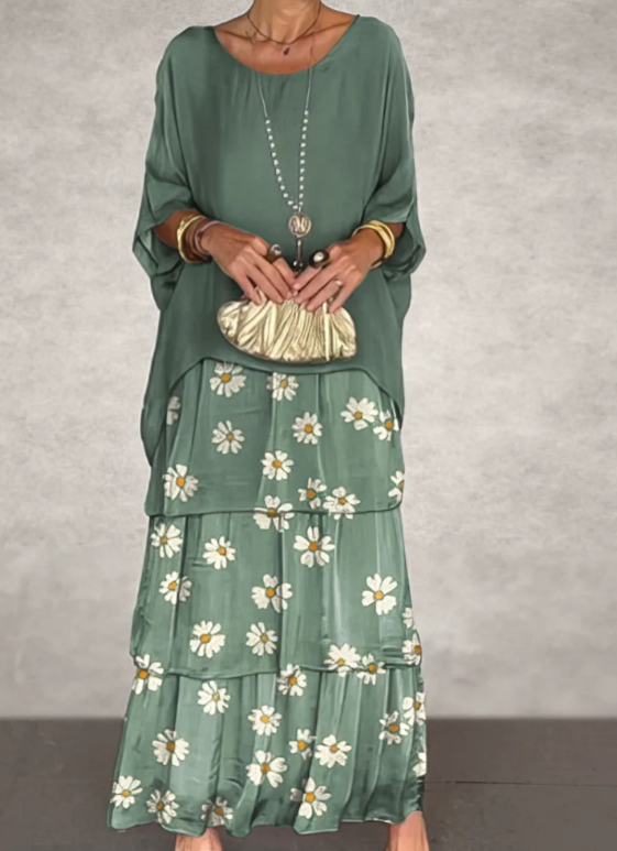 Caroline – Comfortable Flowing Maxi Dress