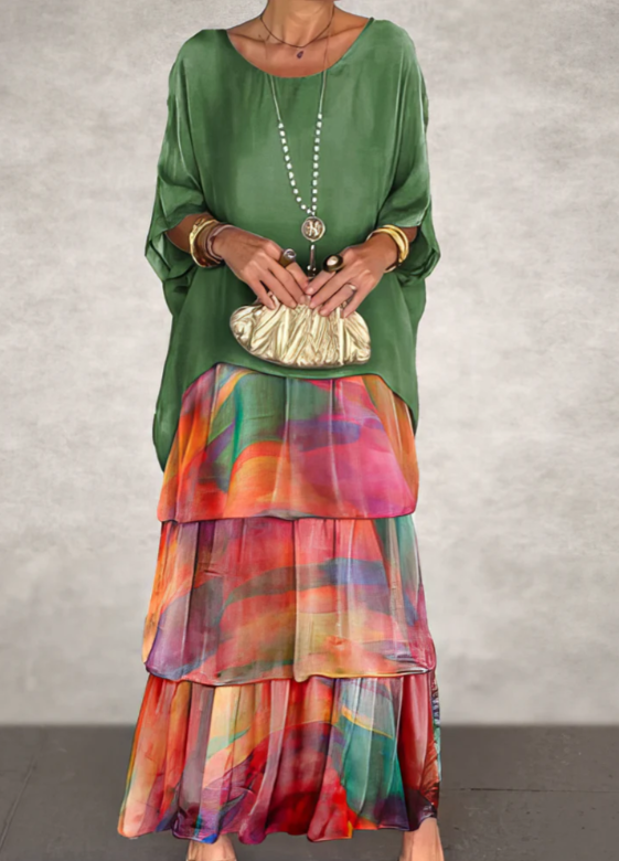 Caroline – Comfortable Flowing Maxi Dress