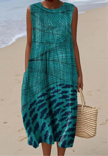 Lydia | Ocean Art Dress