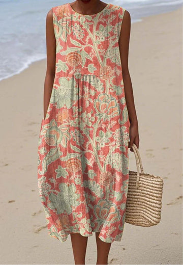 Hazel | Vintage Floral Art Dress