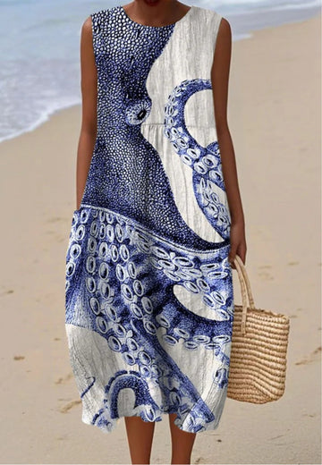 Theo | Octopus Art Print Dress