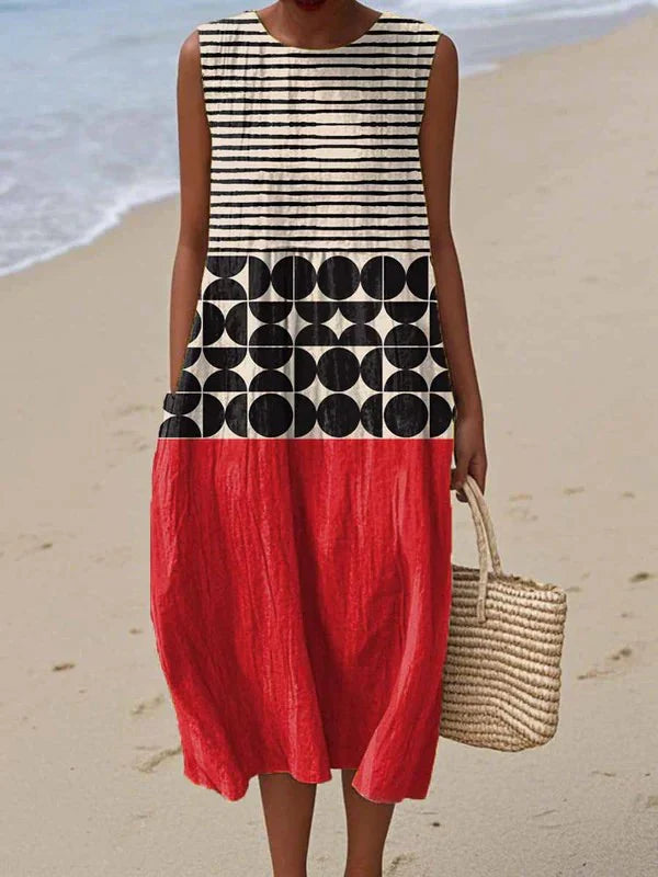 Belle | Boho Midi Dress