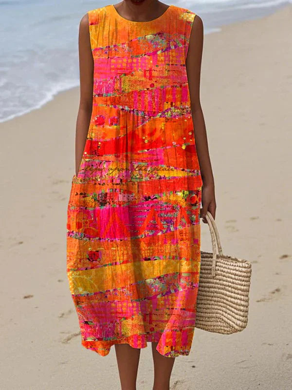 Belle | Boho Midi Dress