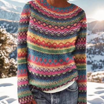 Nordic Shoulder Pattern Sweater