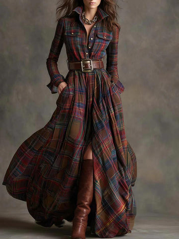 Scarlett | Belted Shirt Dress