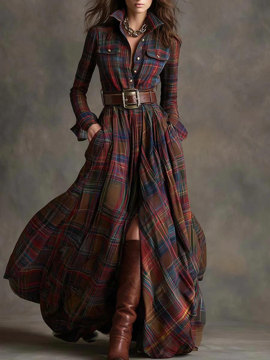 Scarlett | Belted Shirt Dress