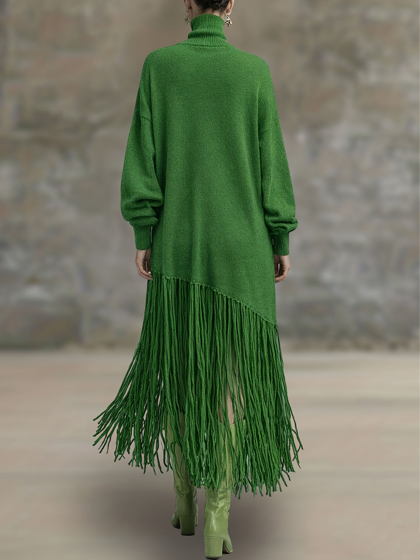 Elowen | Tassel Midi Sweater Dress