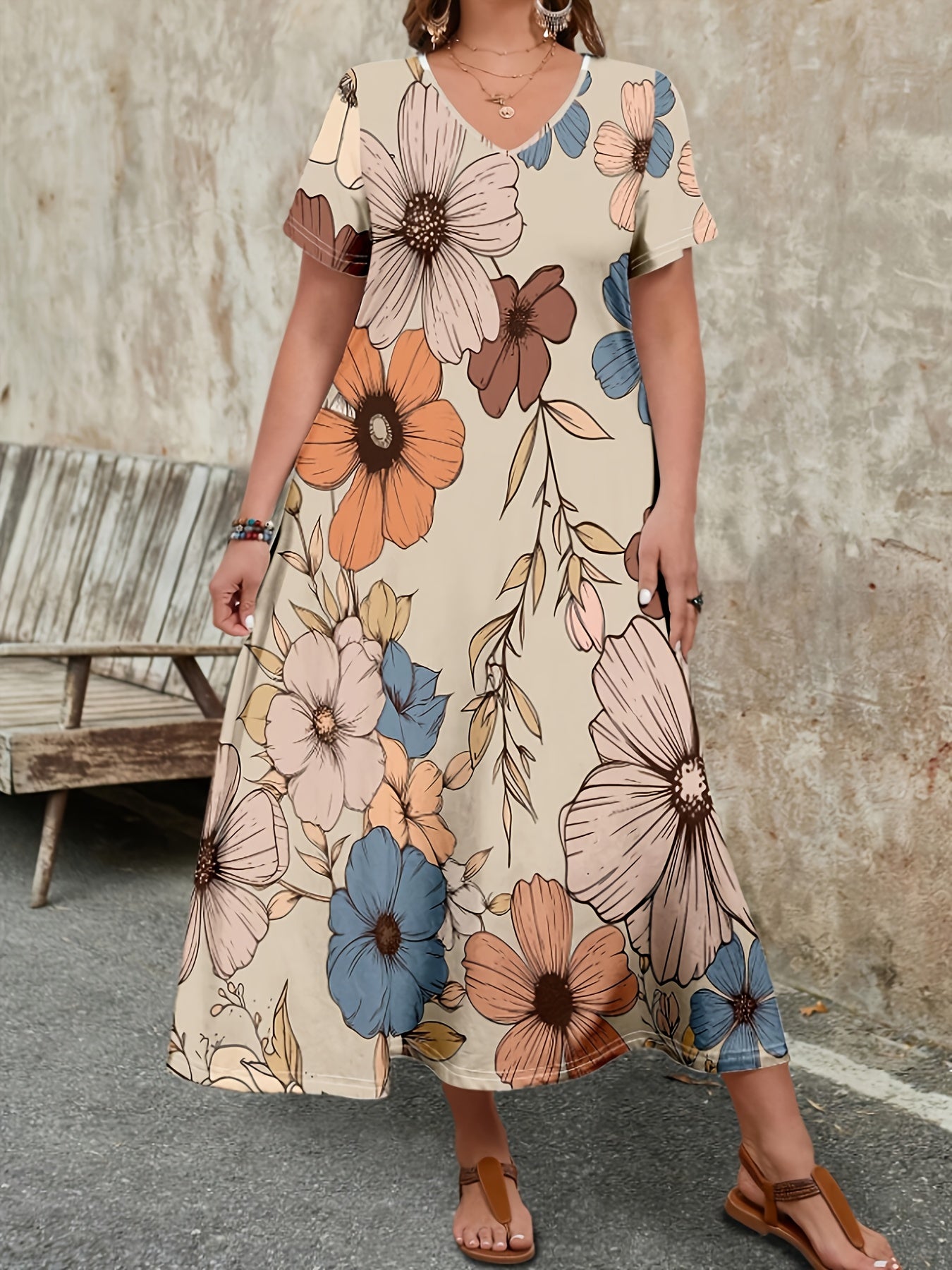 Floral Midi Dress