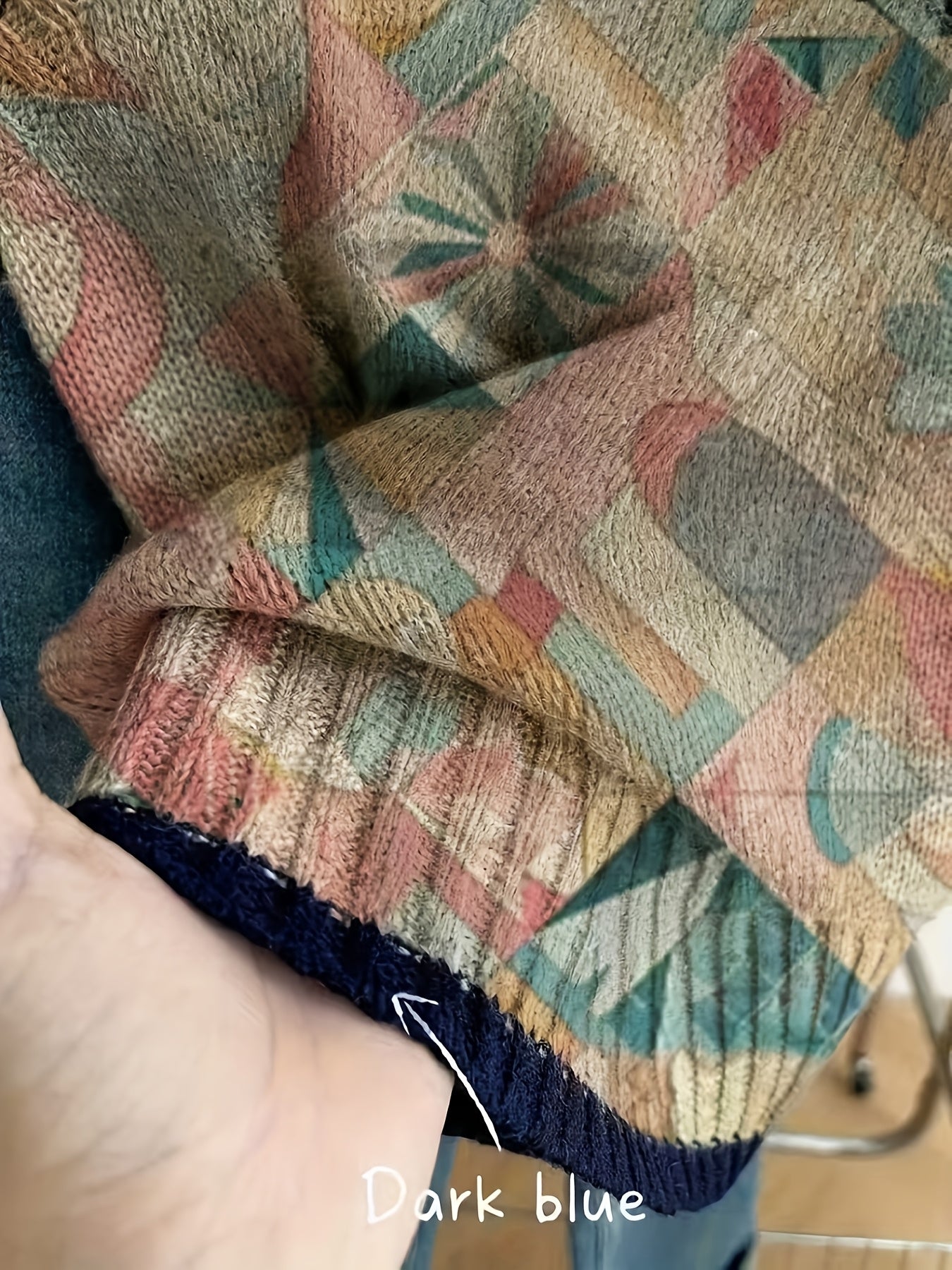 Vintage Gradient Knit Vest