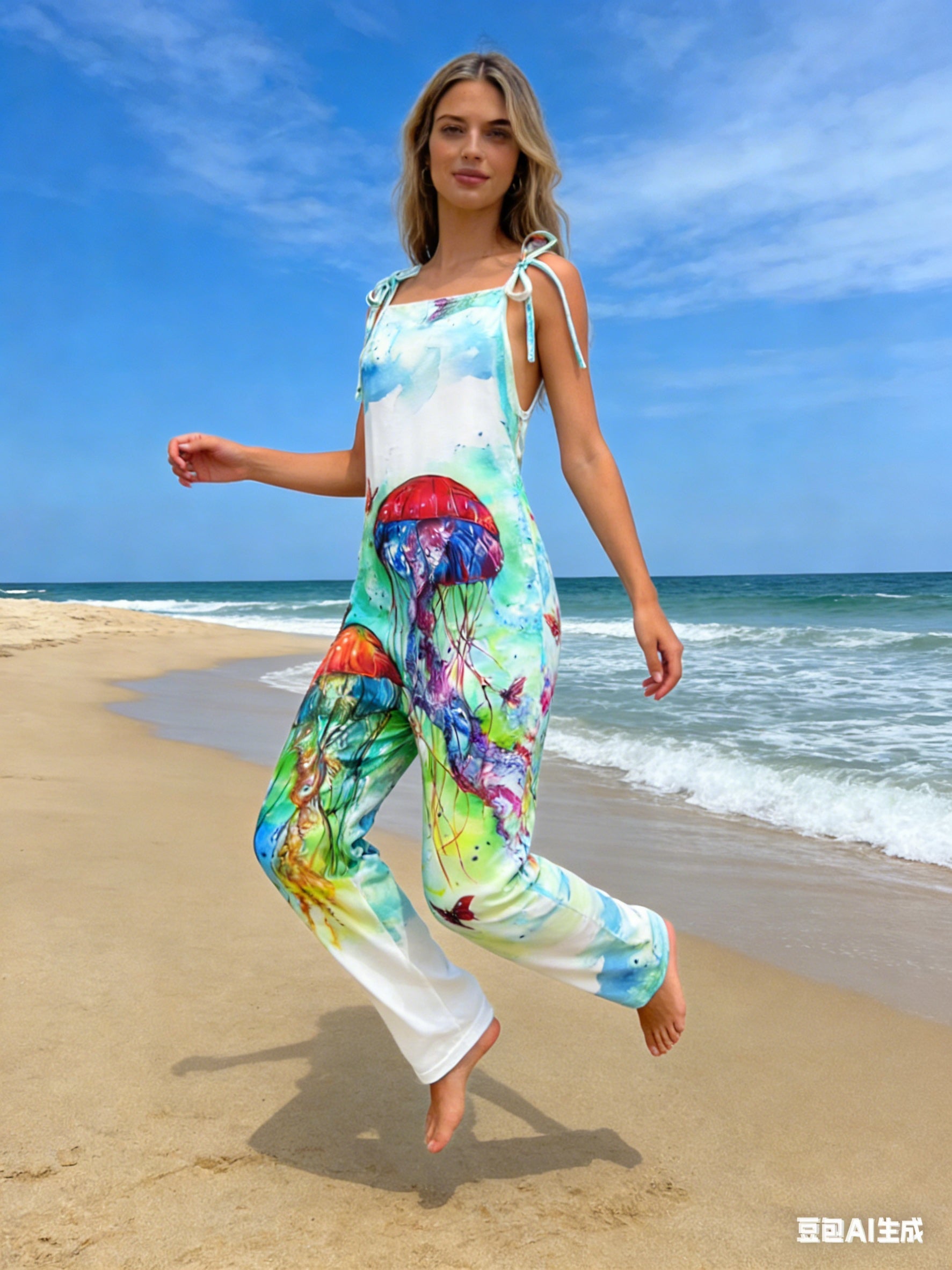 Jellyfish Ocean Breeze Jumpsuit