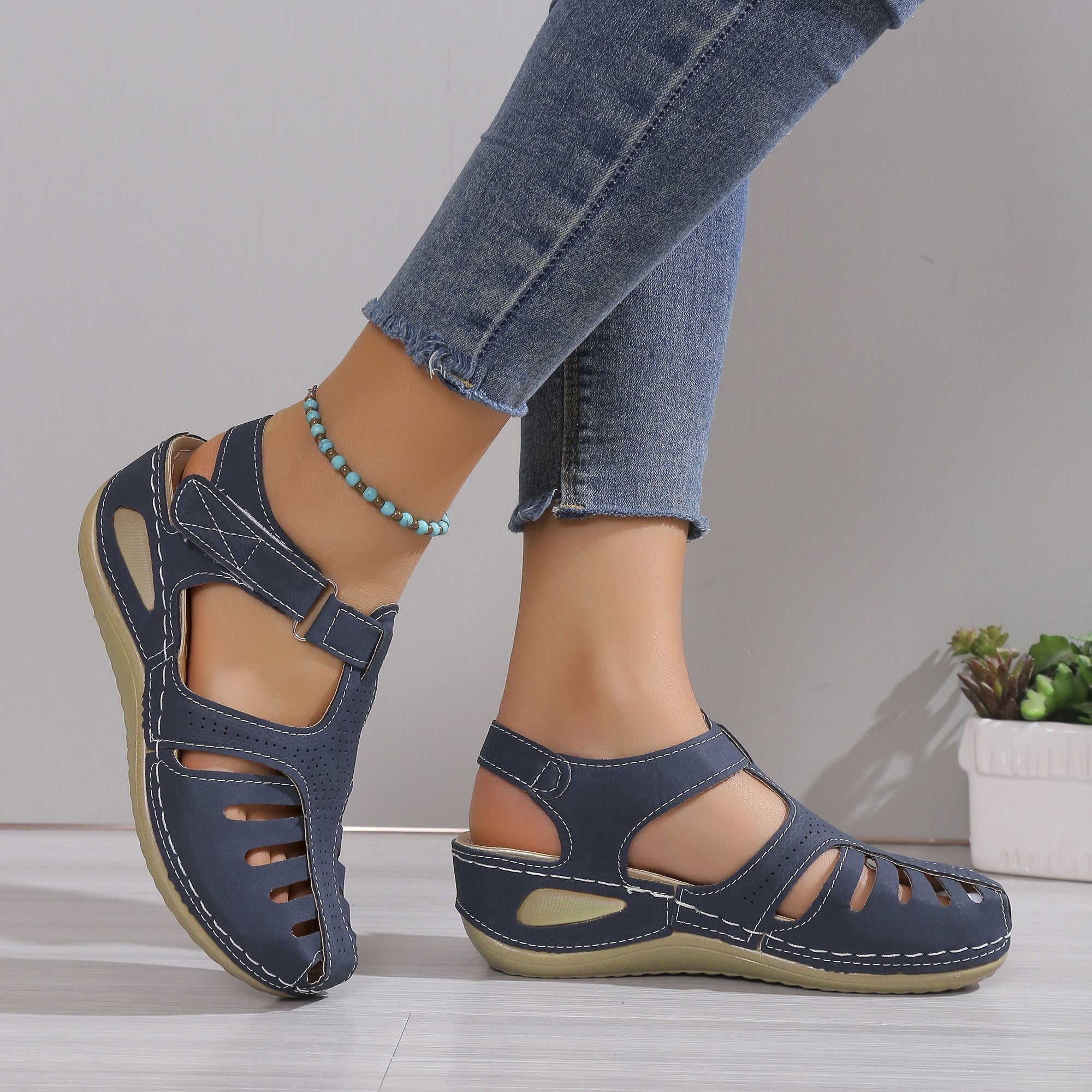 Orthopedic Platform Wedge Sandals