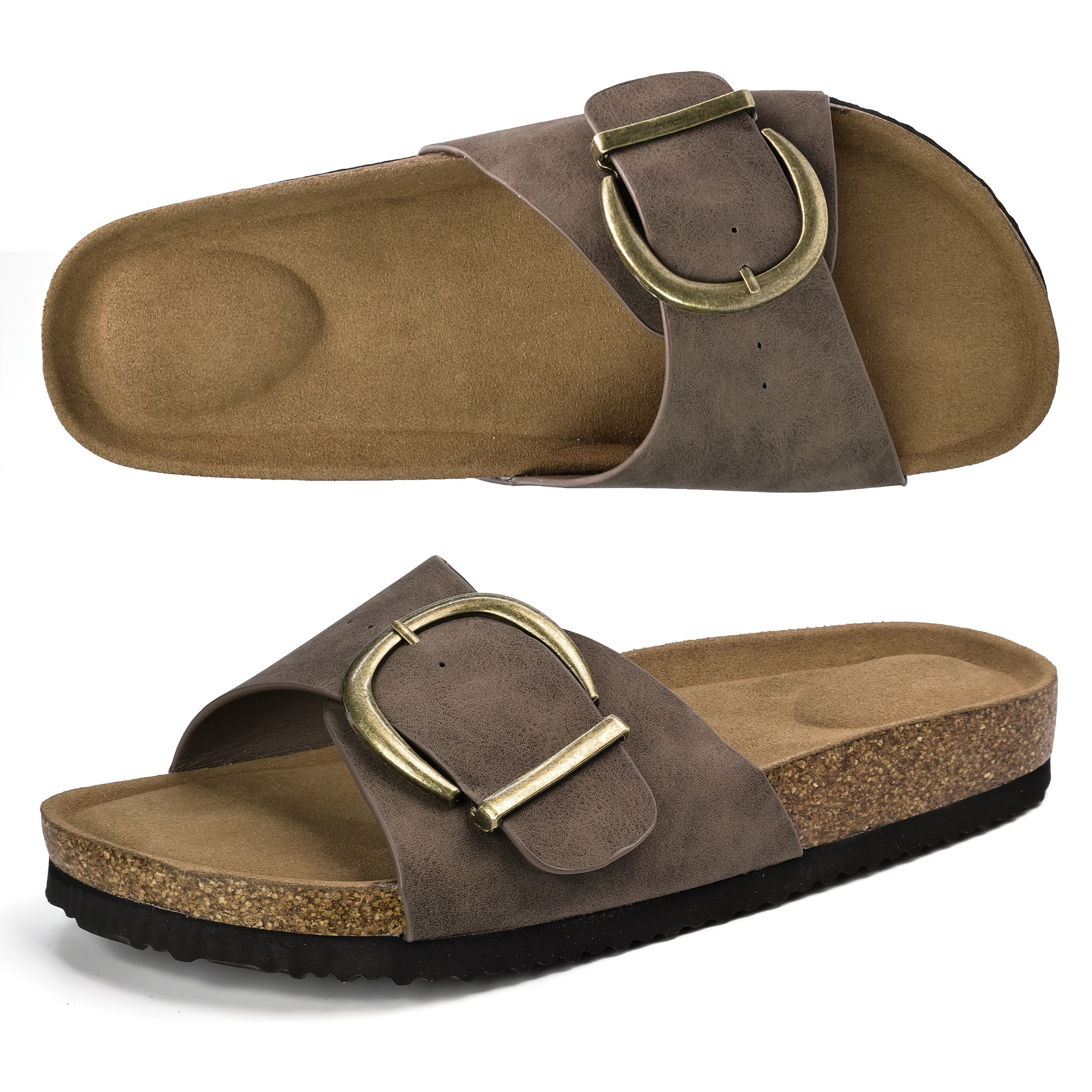 CorkEase Adjustable Buckle Sandals
