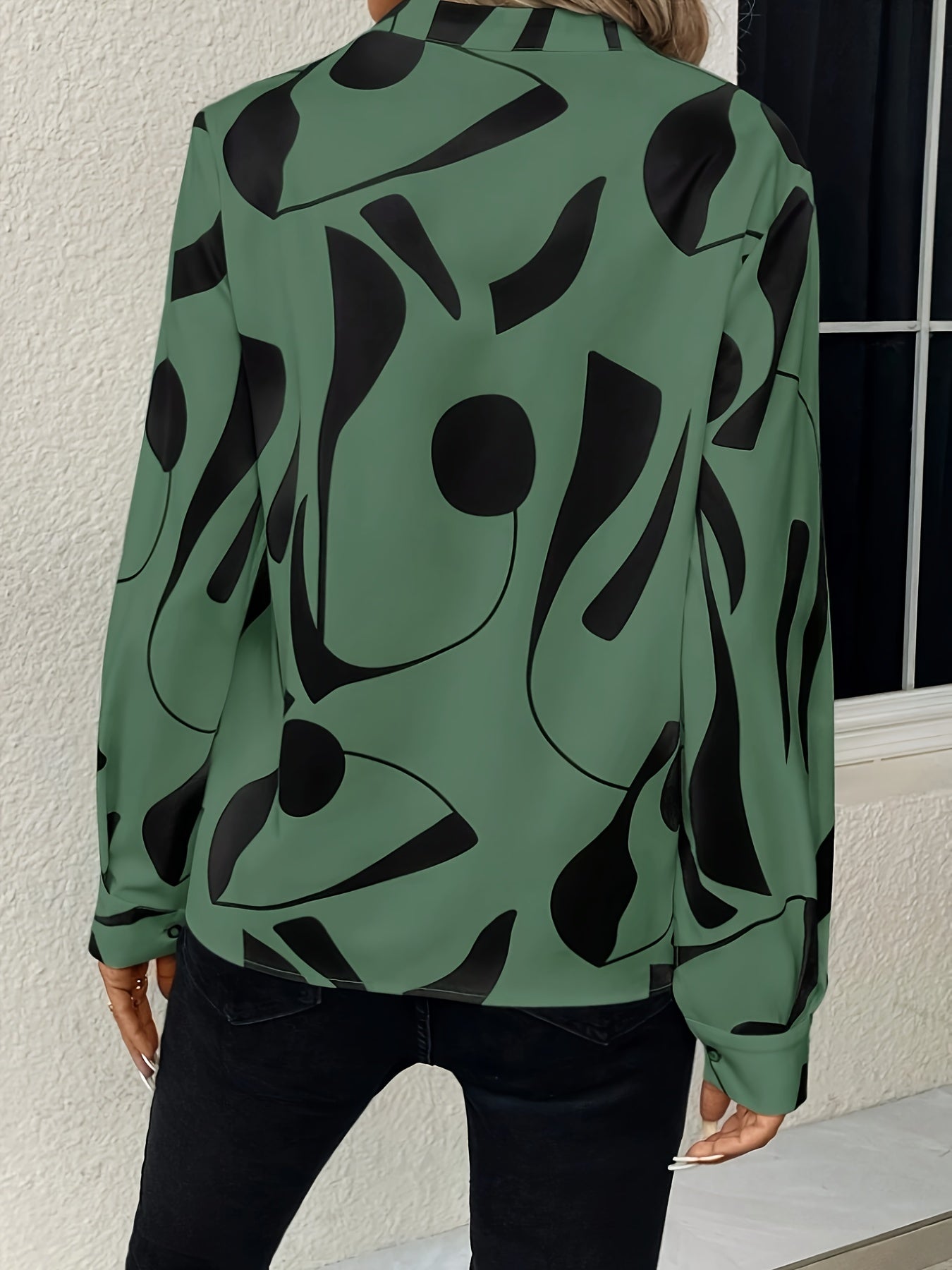Elegant V-neck Shirt