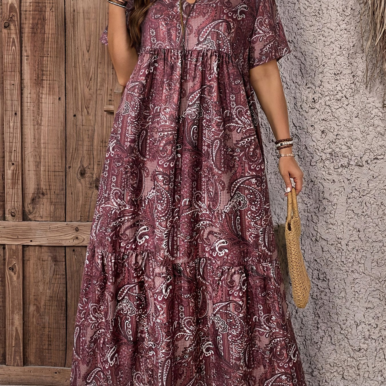 Casual Floral Long Dress