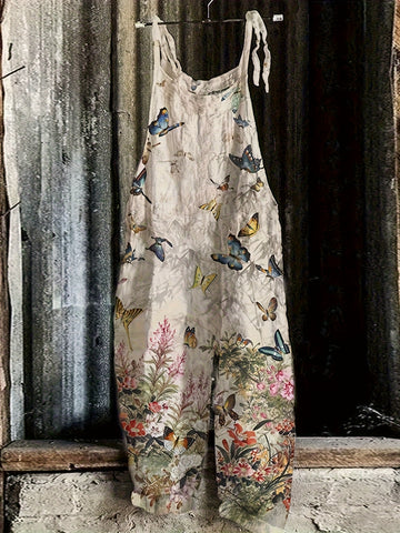 Butterfly Garden Wide Leg Jumpsuit