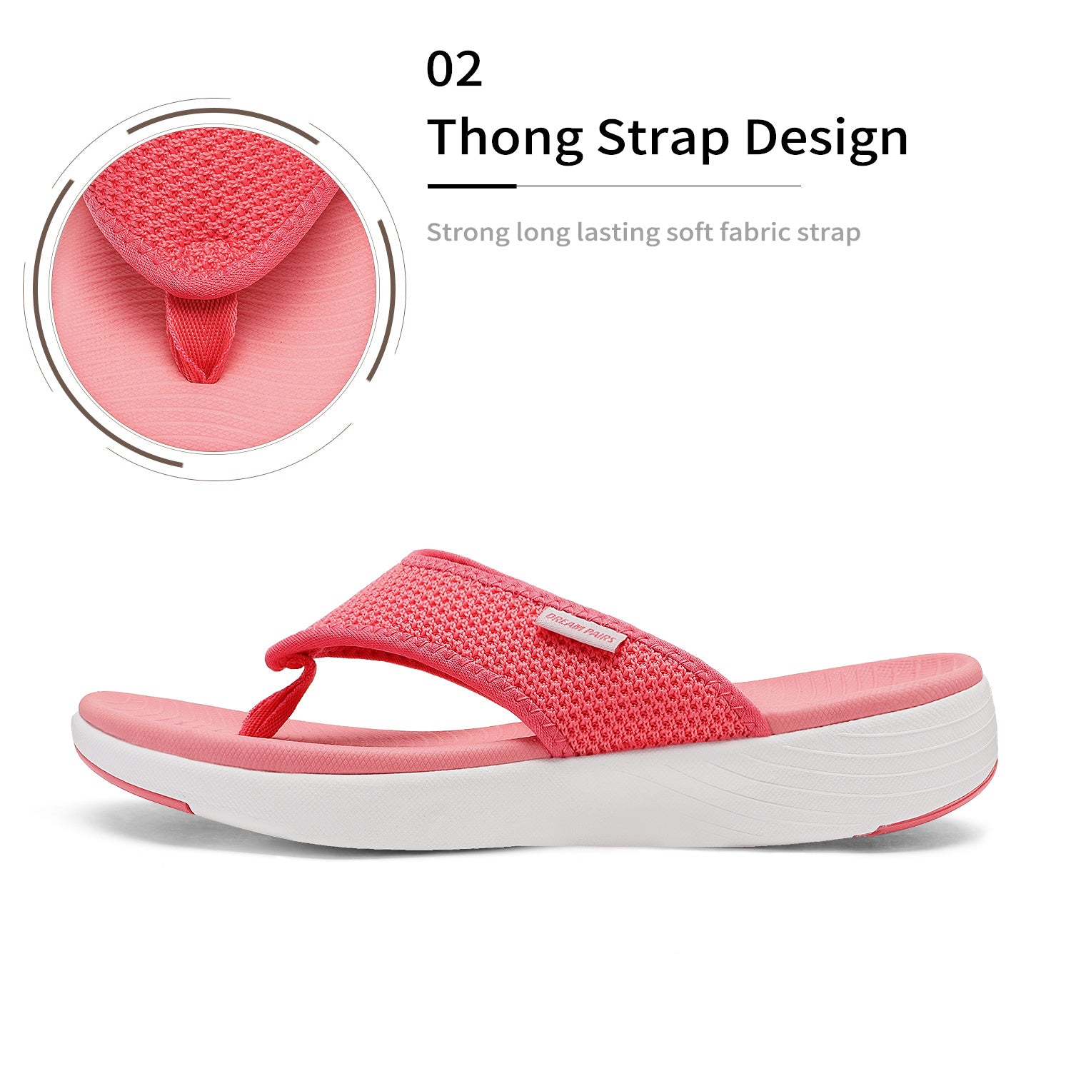 SoftStep Arch Support Flip Flops