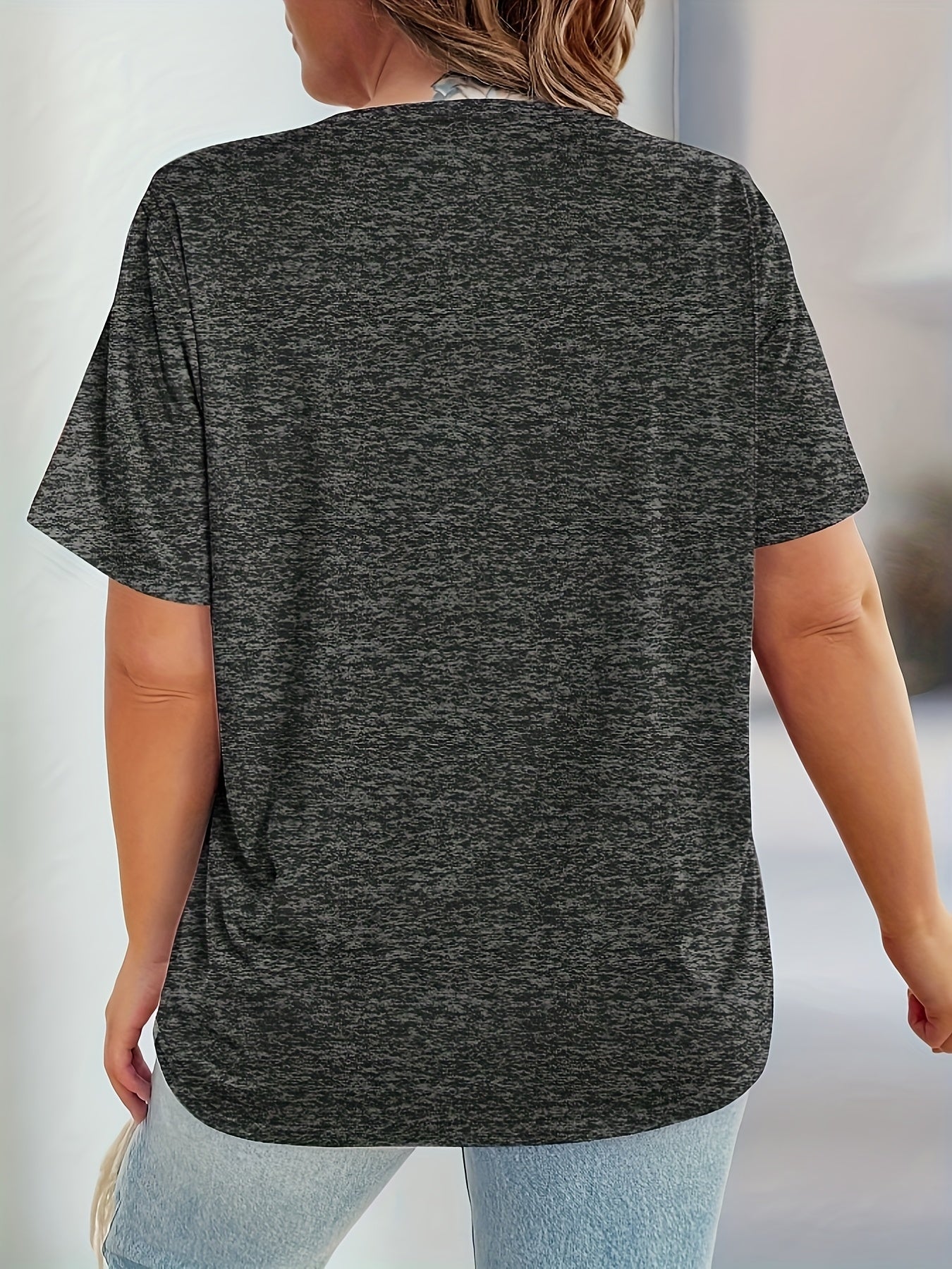 Floral V-Neck T-Shirt