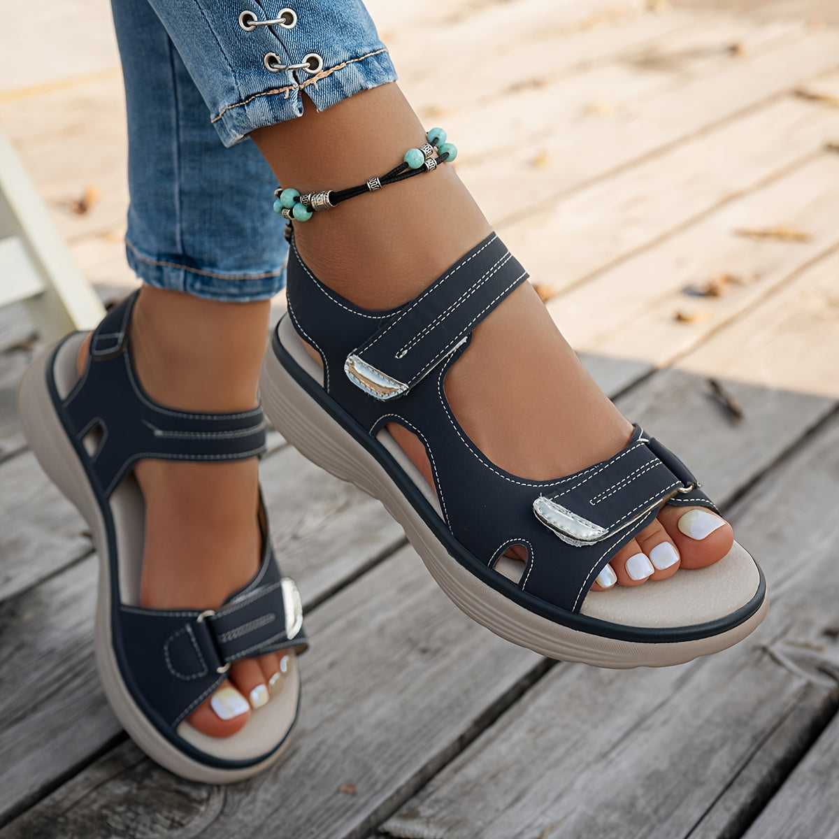 Premium Adjustable Platform Sandals