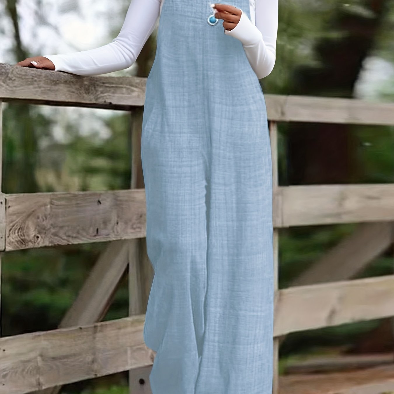Sleeveless Wide-Leg Jumpsuit