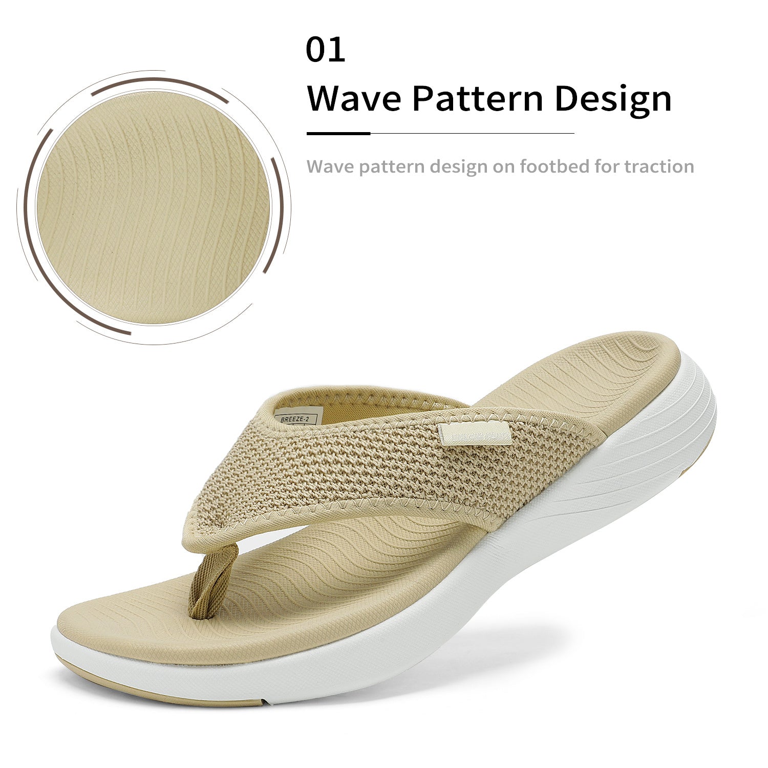 SoftStep Arch Support Flip Flops