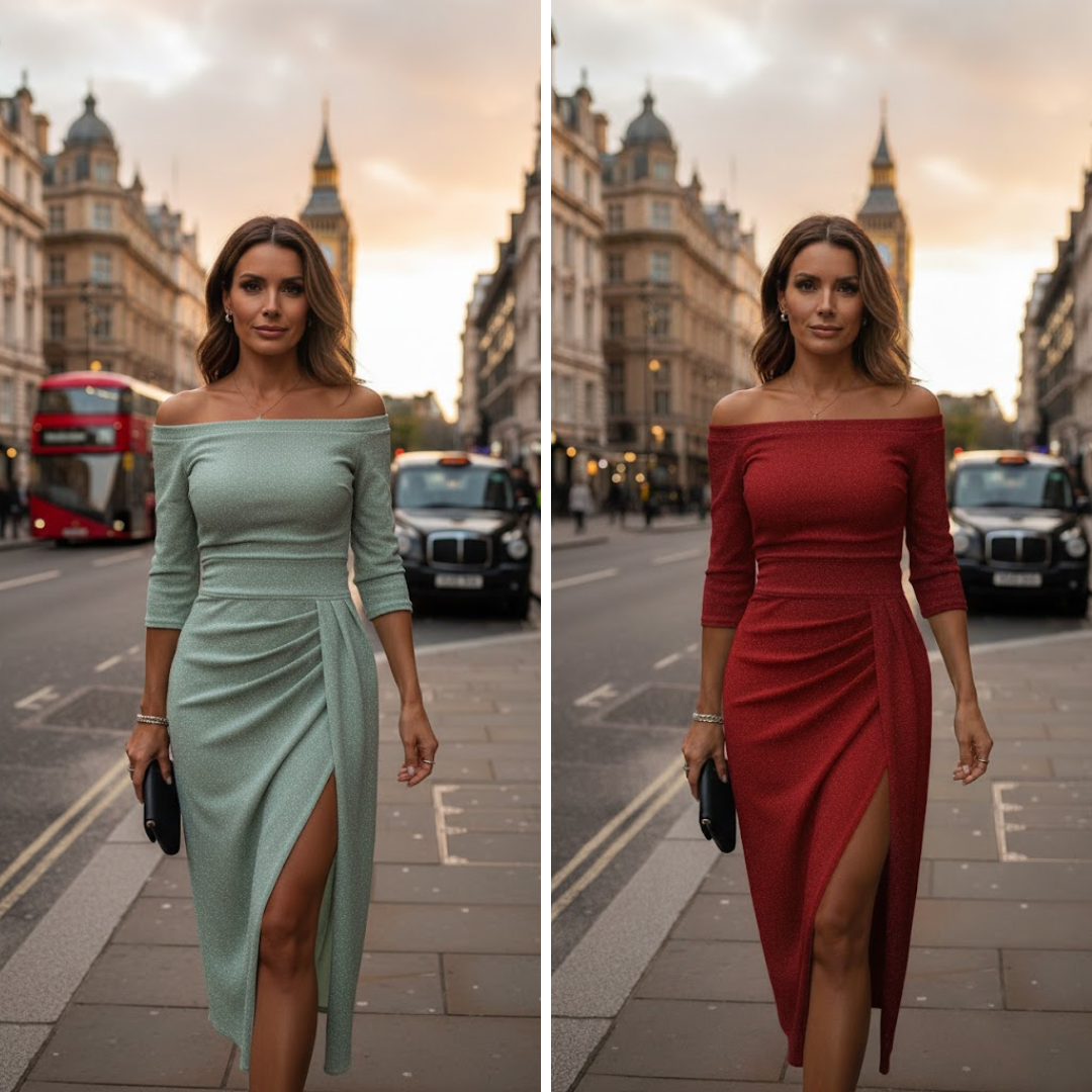 Isabeau | Chic halter maxi dress with a graceful, flowing fit