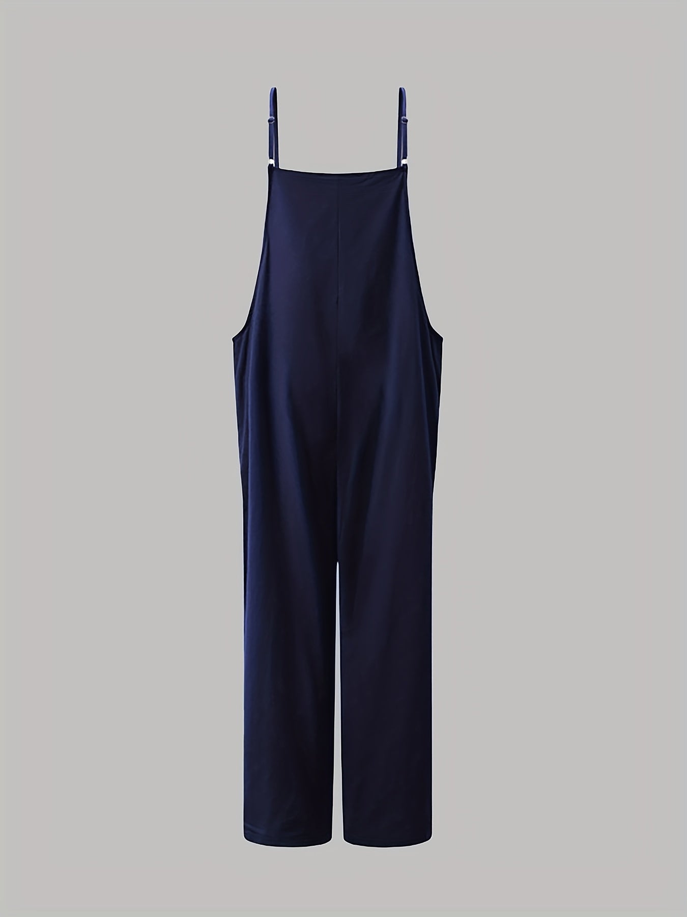 Solid Color Fashion Overalls
