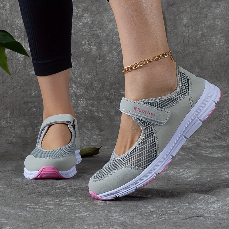 MeshComfort Hook & Loop Walking Shoes