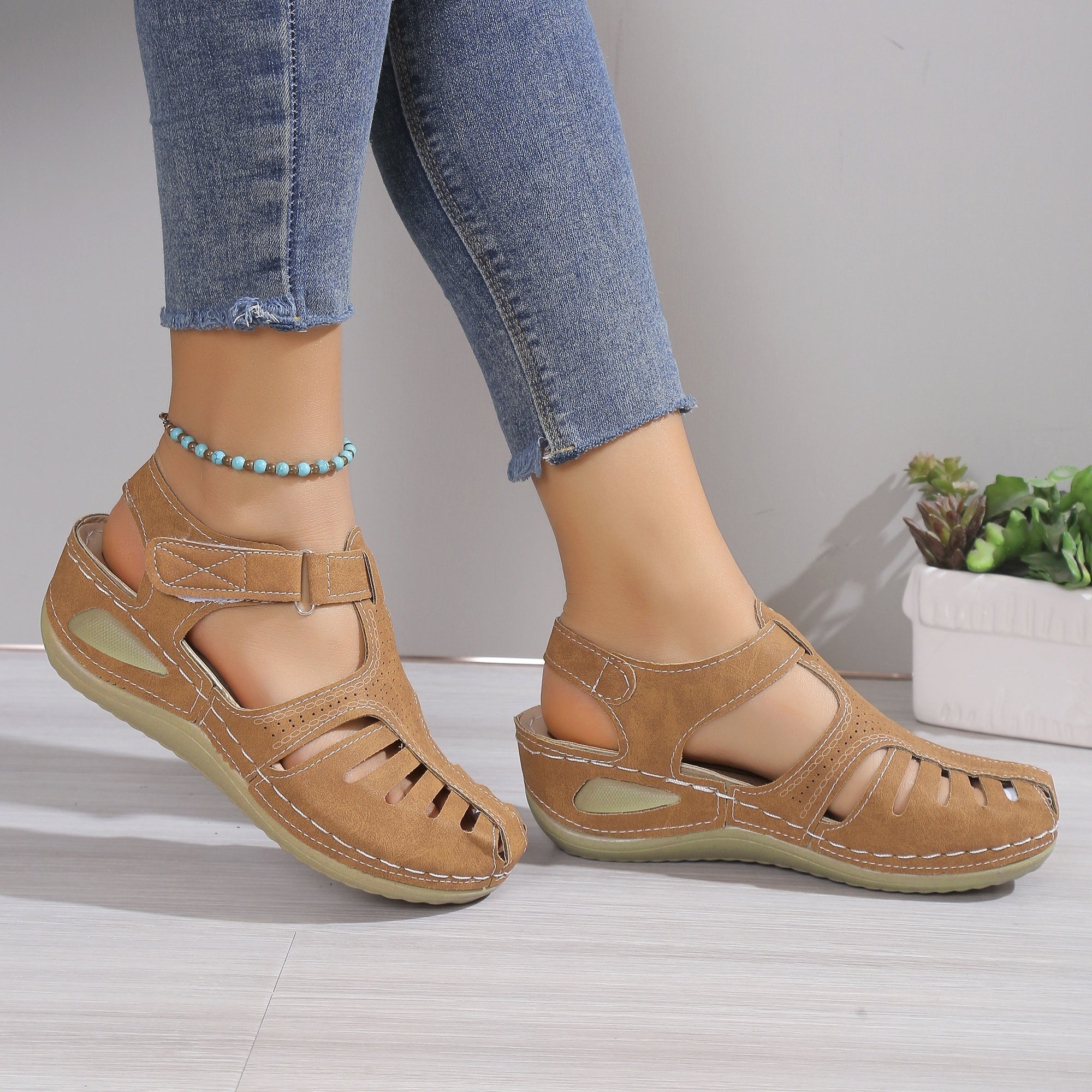 Orthopedic Platform Wedge Sandals
