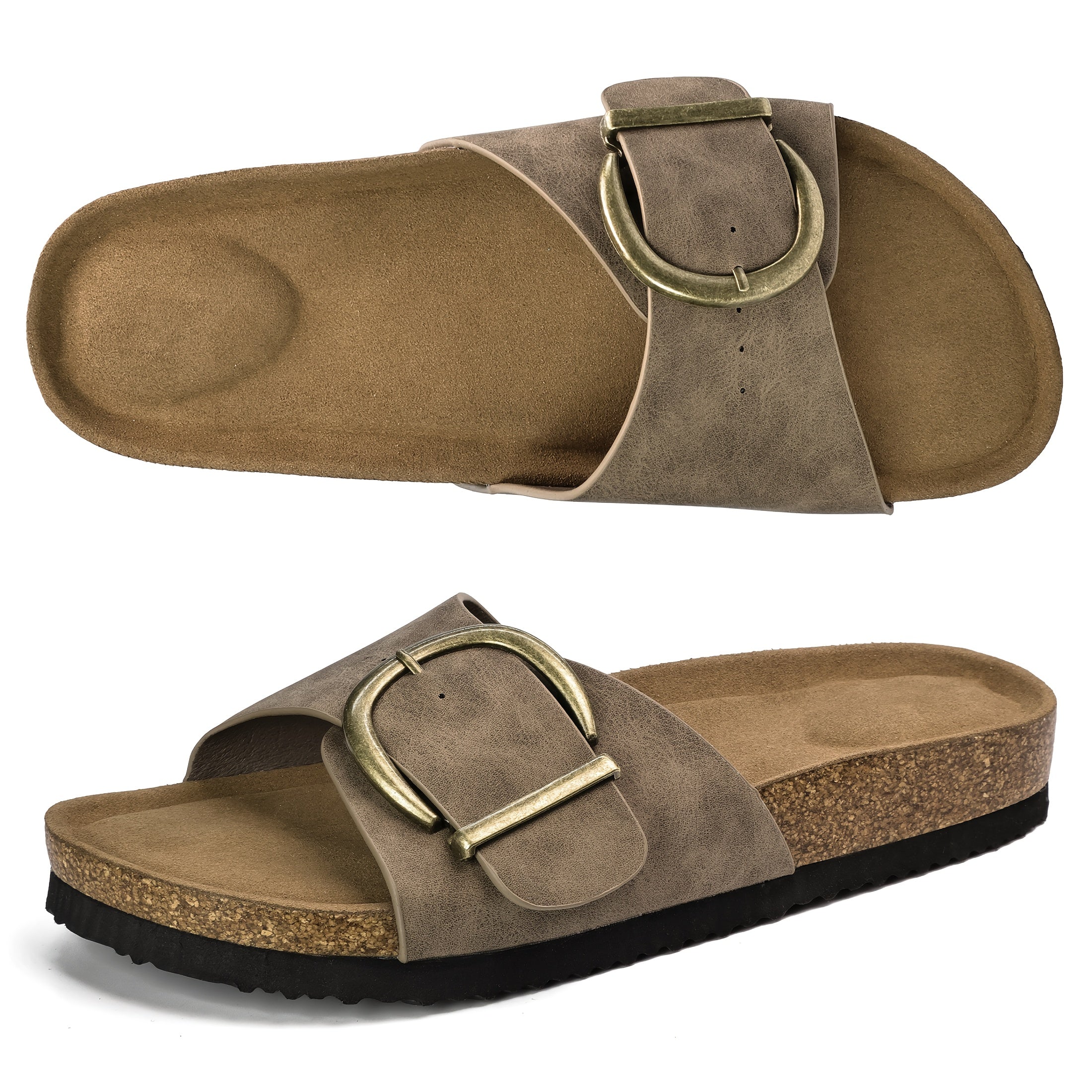 CorkEase Adjustable Buckle Sandals