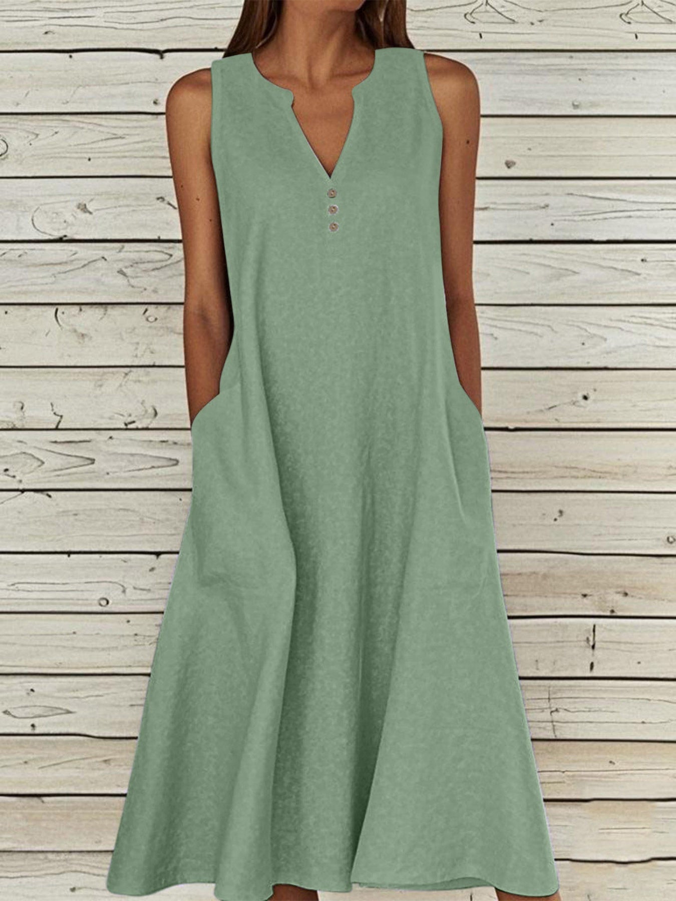 Aria Minimalist Summer Midi Dress