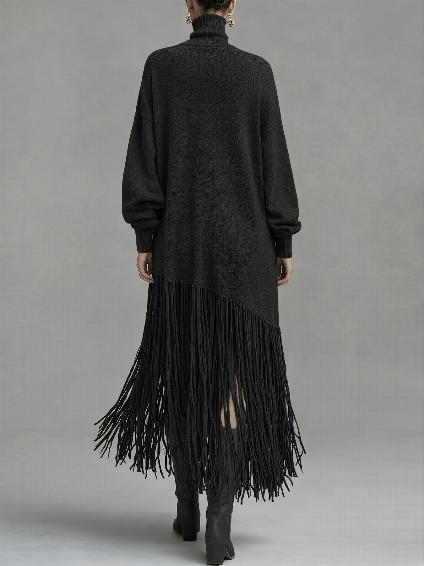 Elowen | Tassel Midi Sweater Dress
