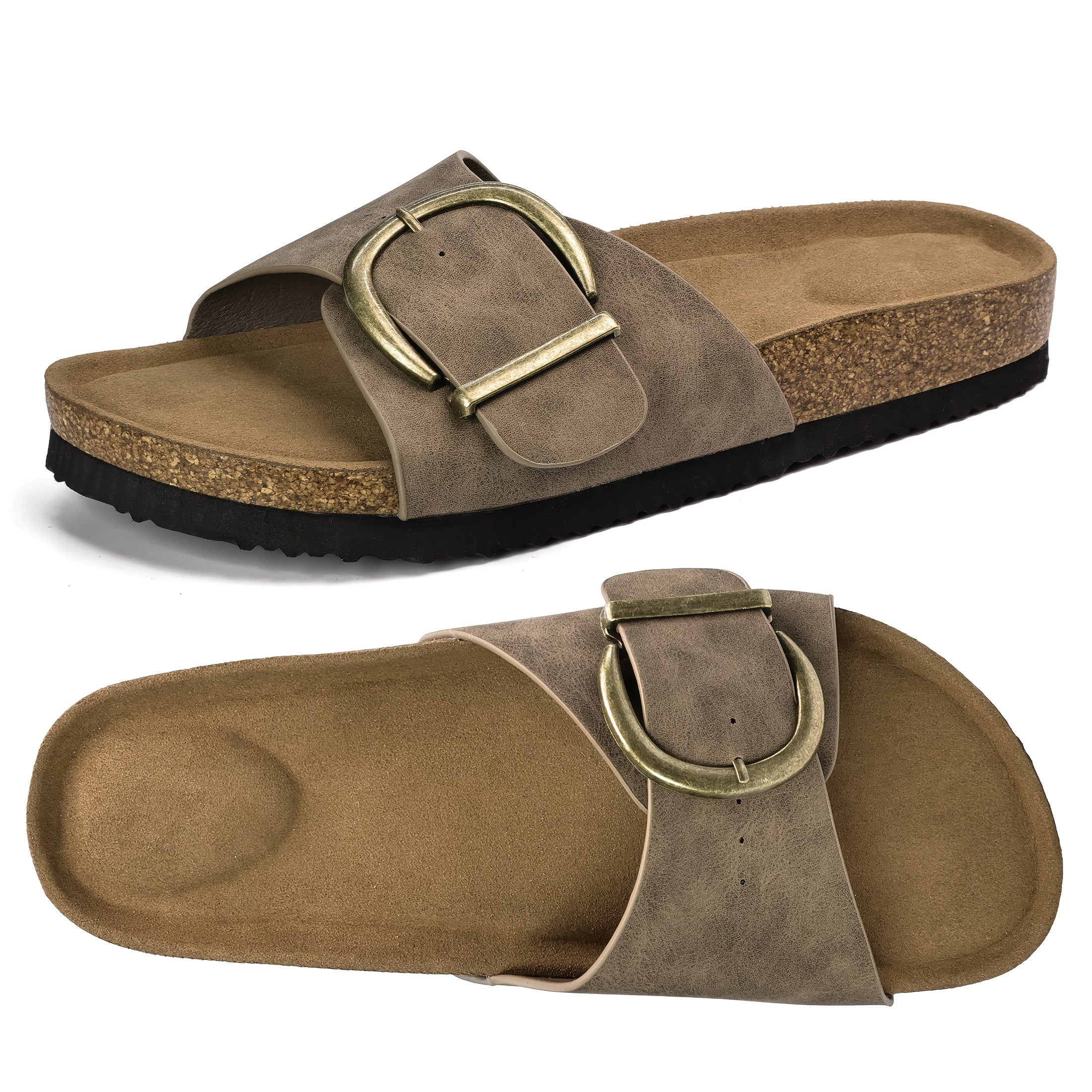 CorkEase Adjustable Buckle Sandals