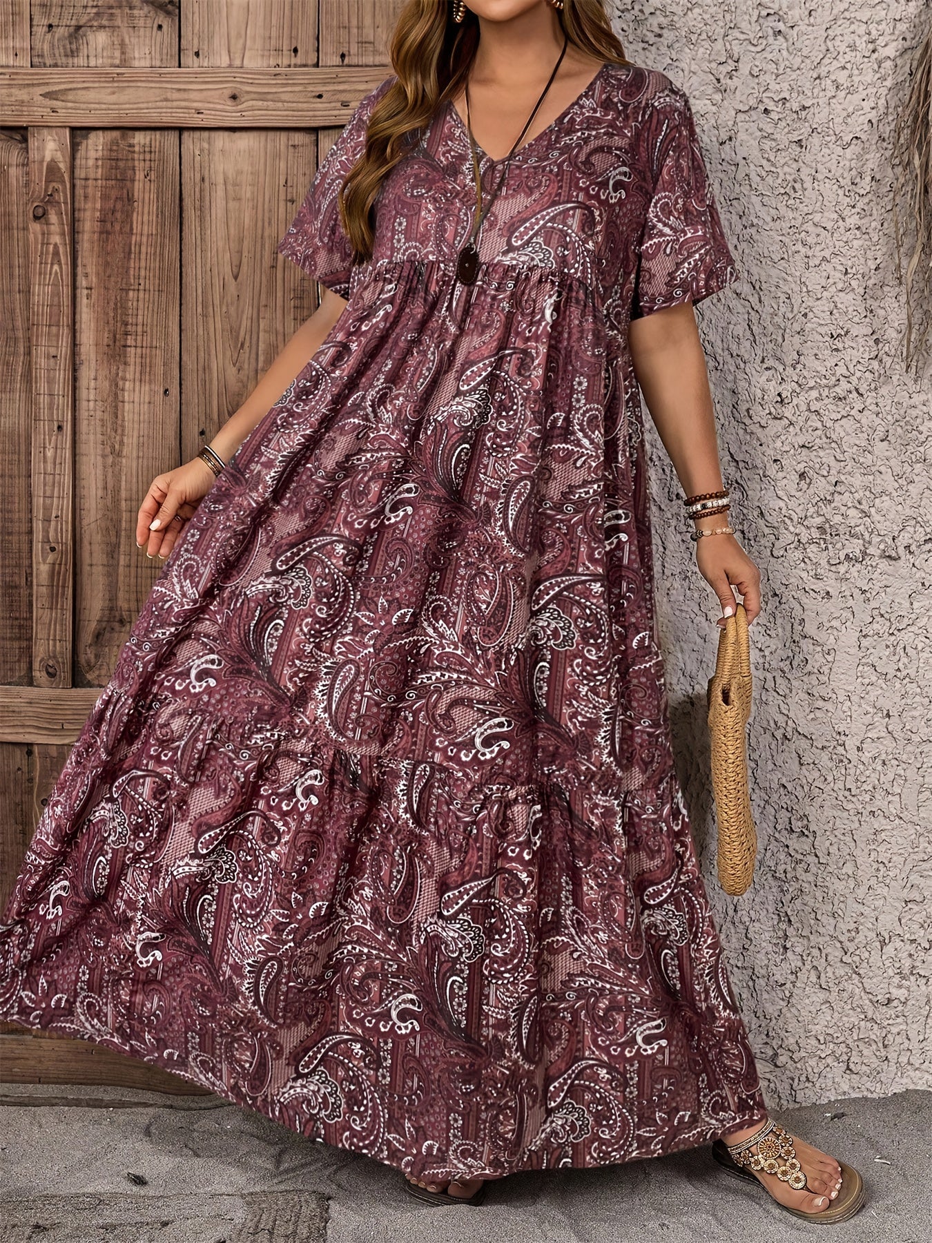 Casual Floral Long Dress