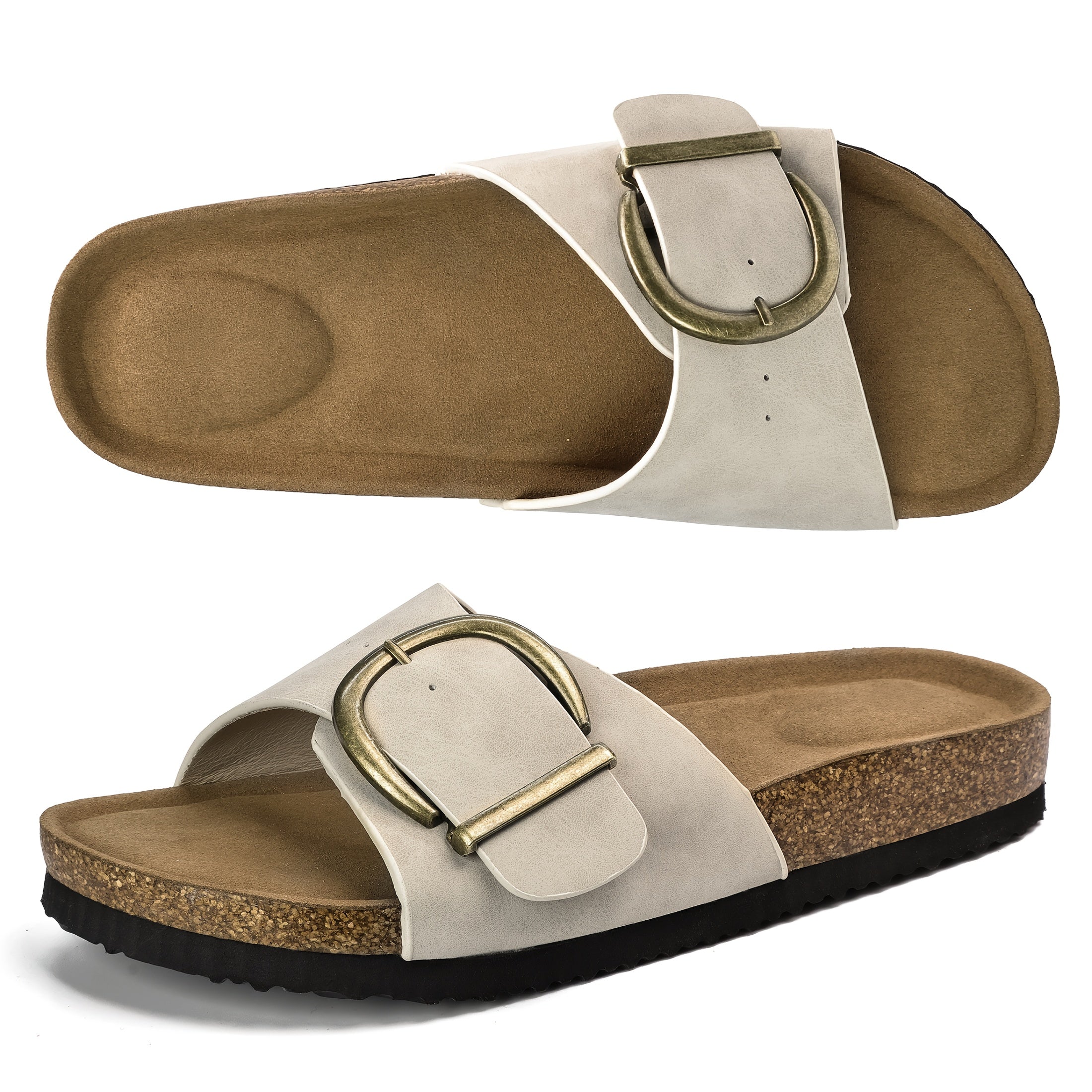CorkEase Adjustable Buckle Sandals