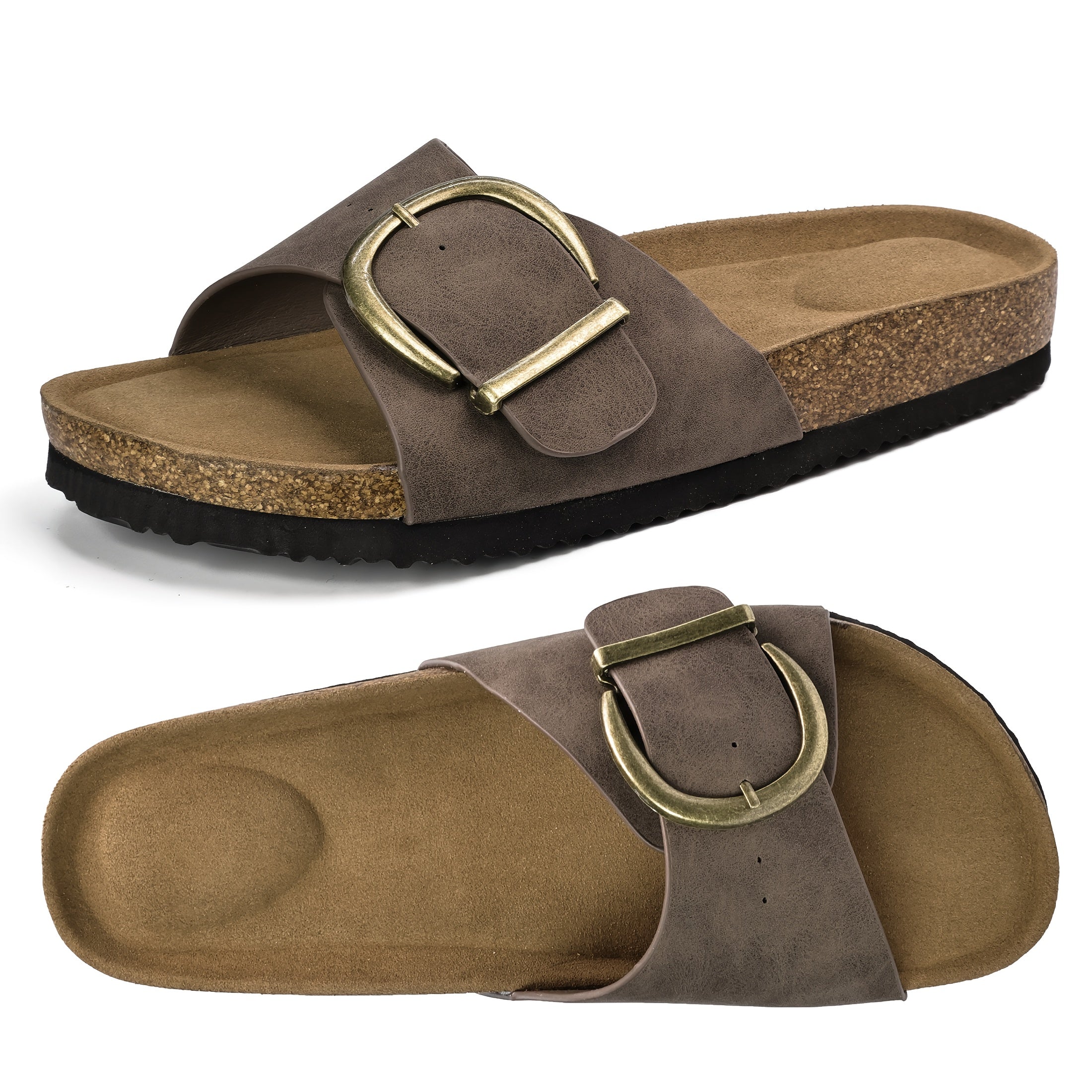 CorkEase Adjustable Buckle Sandals