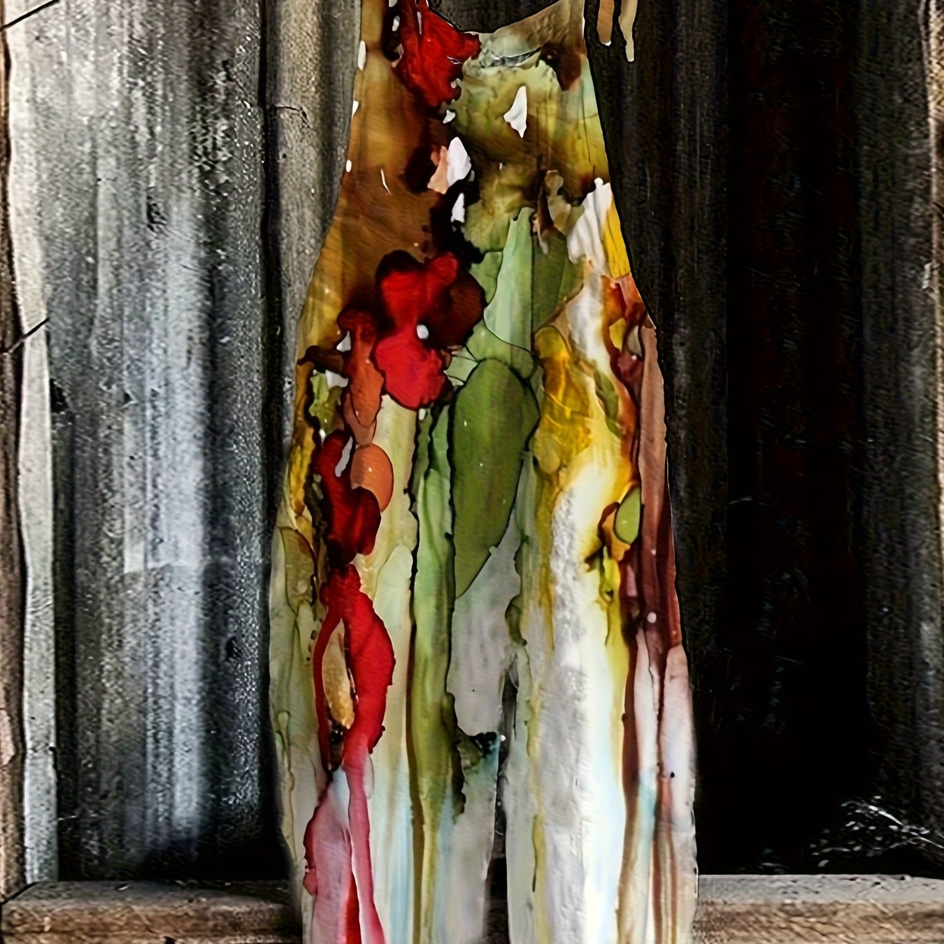 Watercolor Floral Flow Jumpsuit