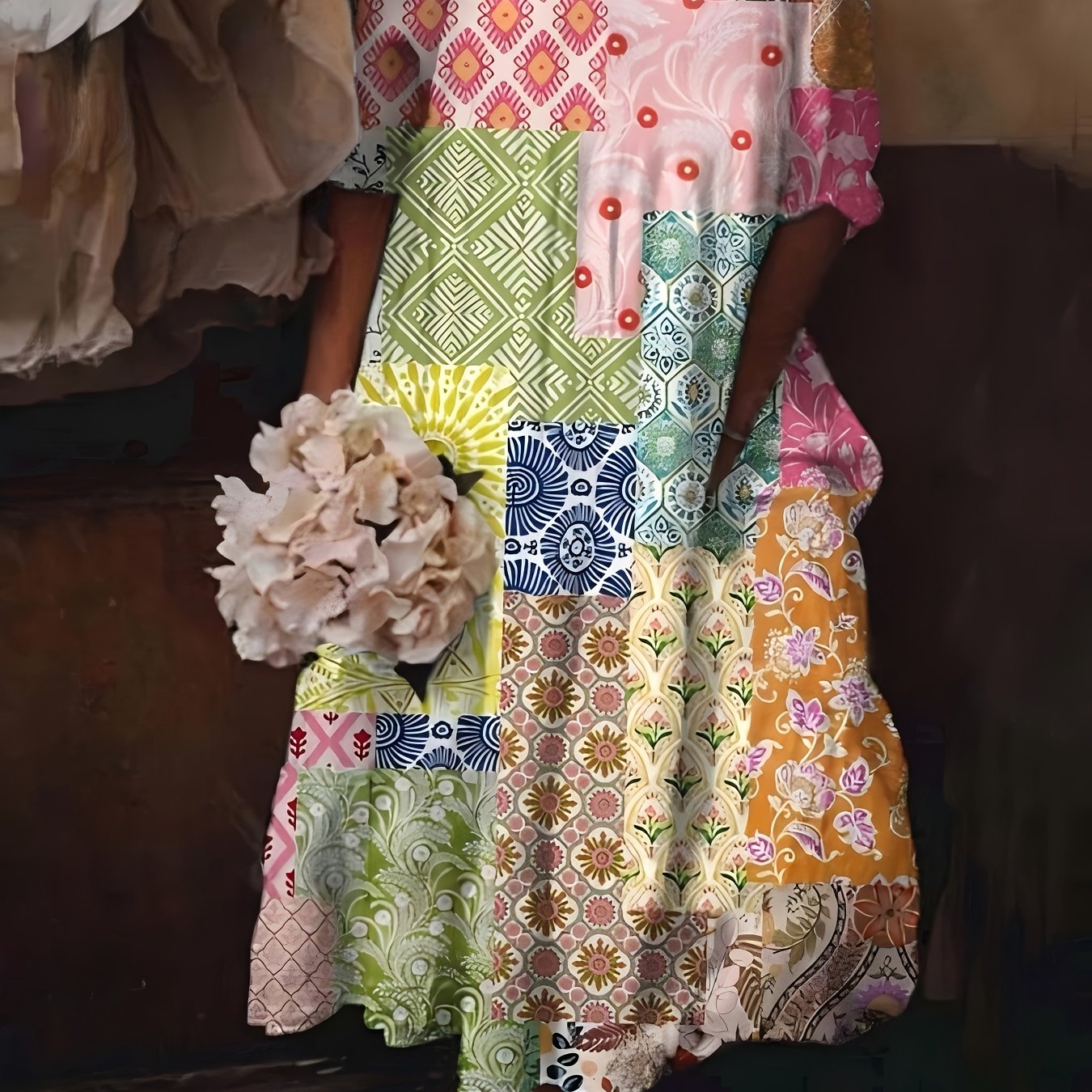 Floral Peplum Summer Dress