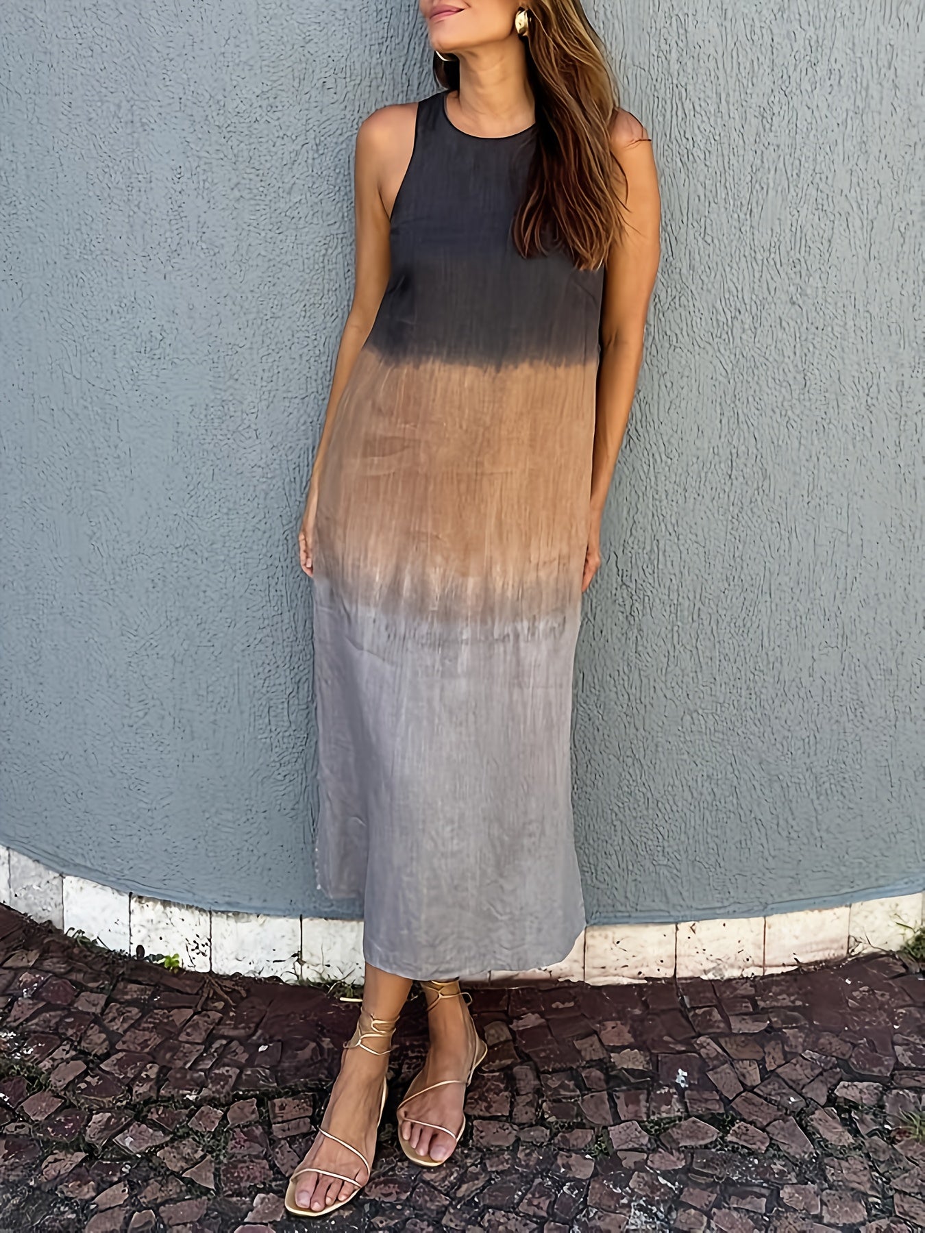 Linen Sleeveless Dress