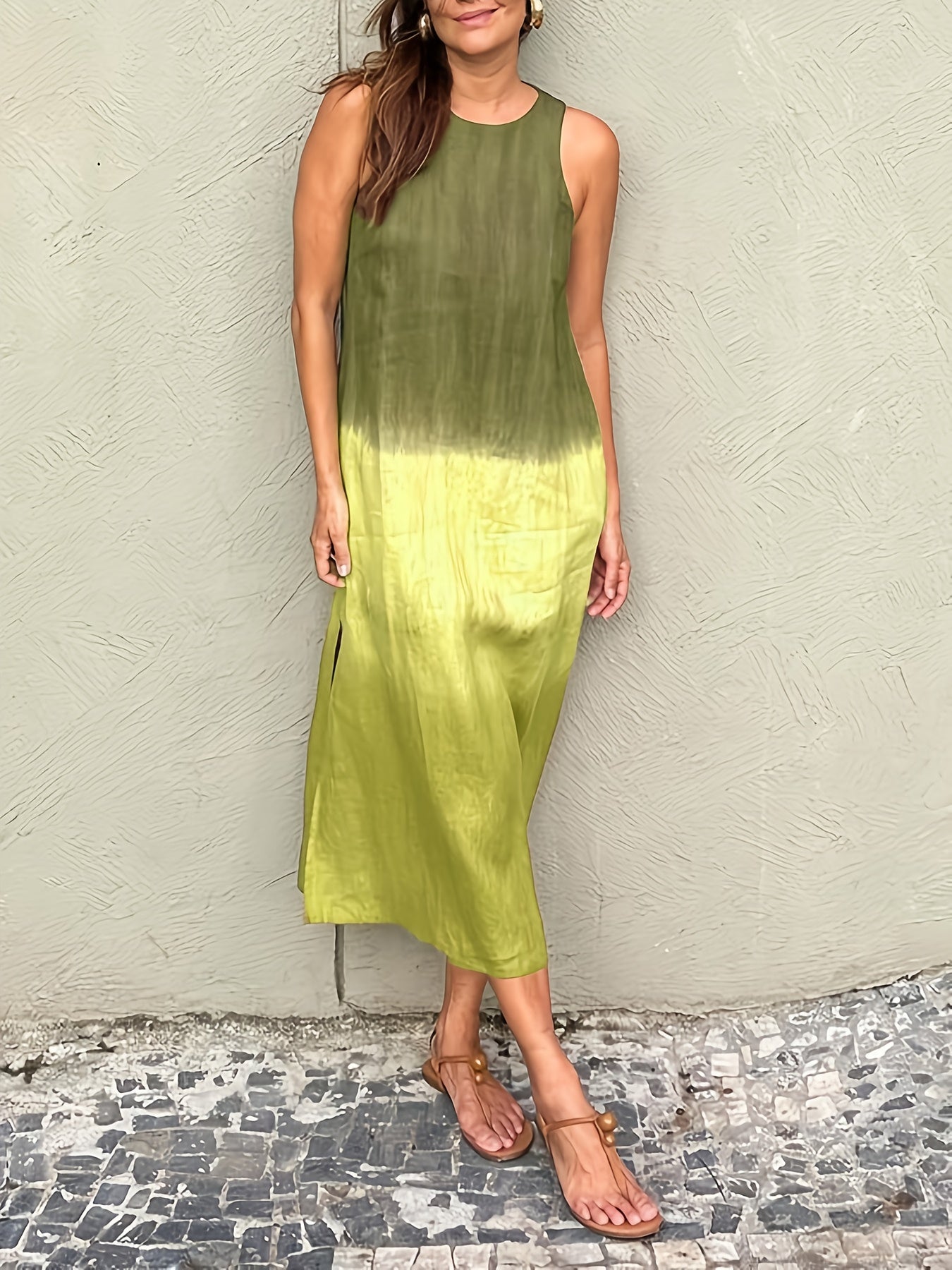 Linen Sleeveless Dress