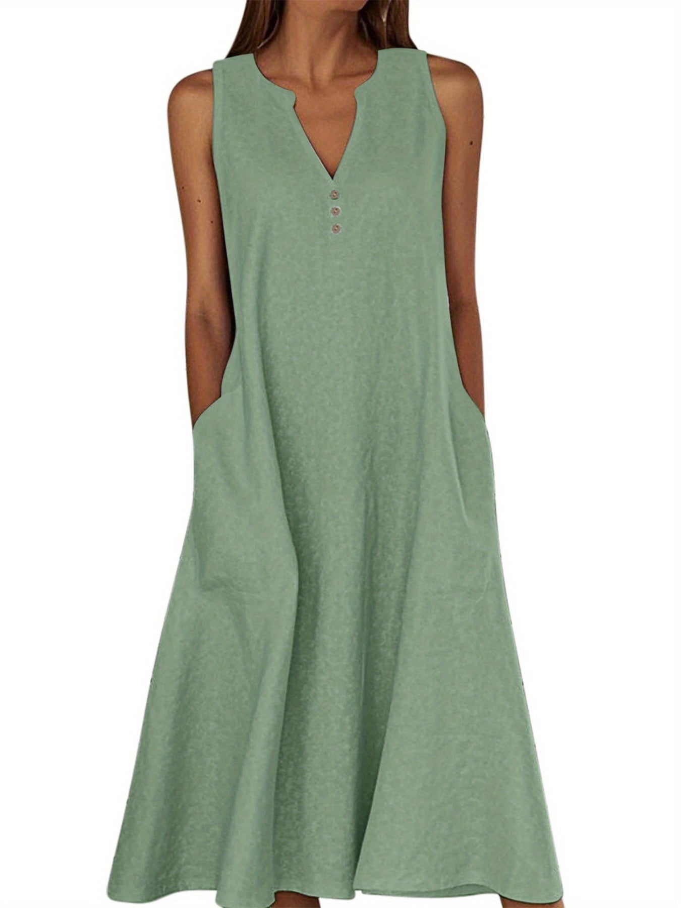 Aria Minimalist Summer Midi Dress
