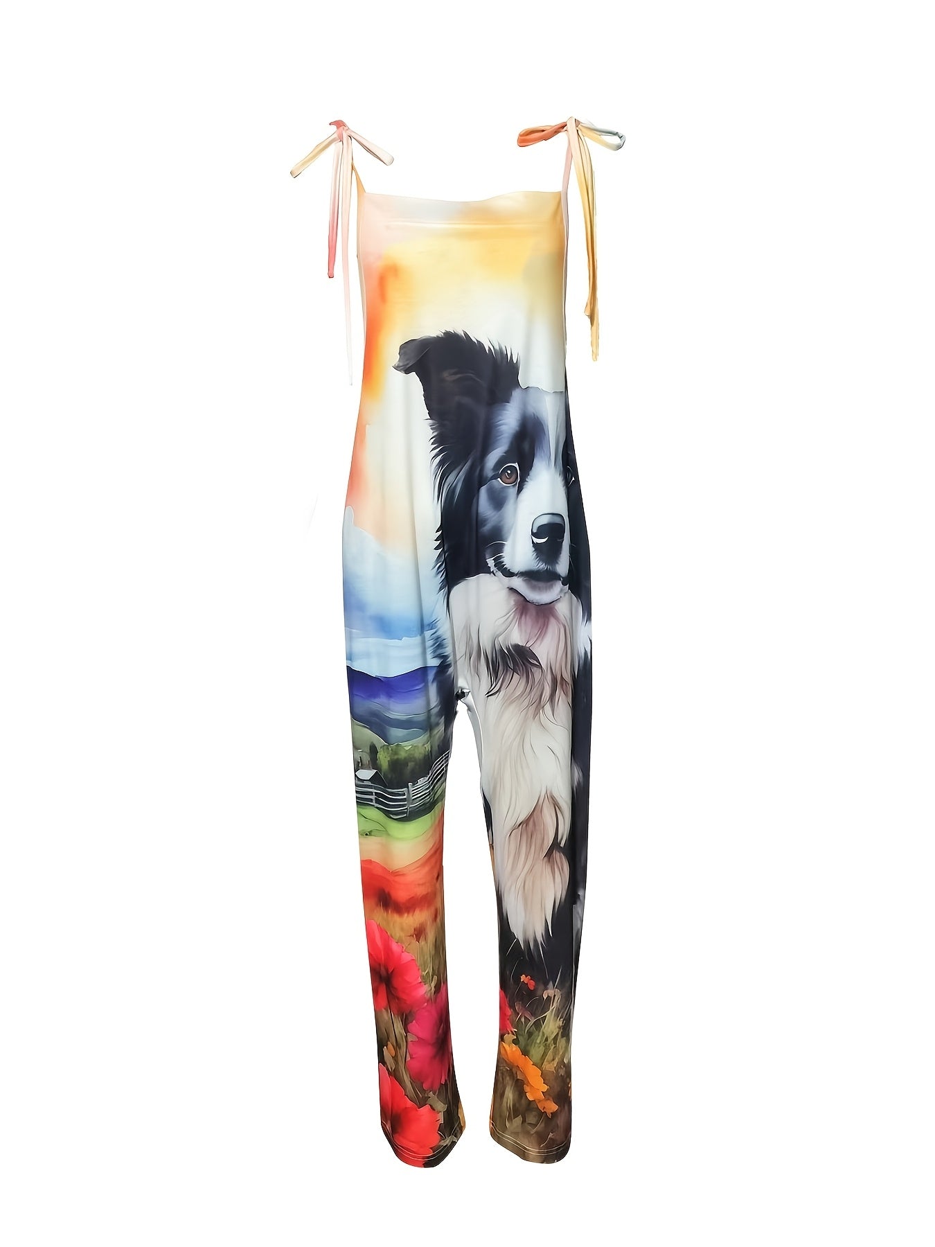 Country Landscape Dog Overalls